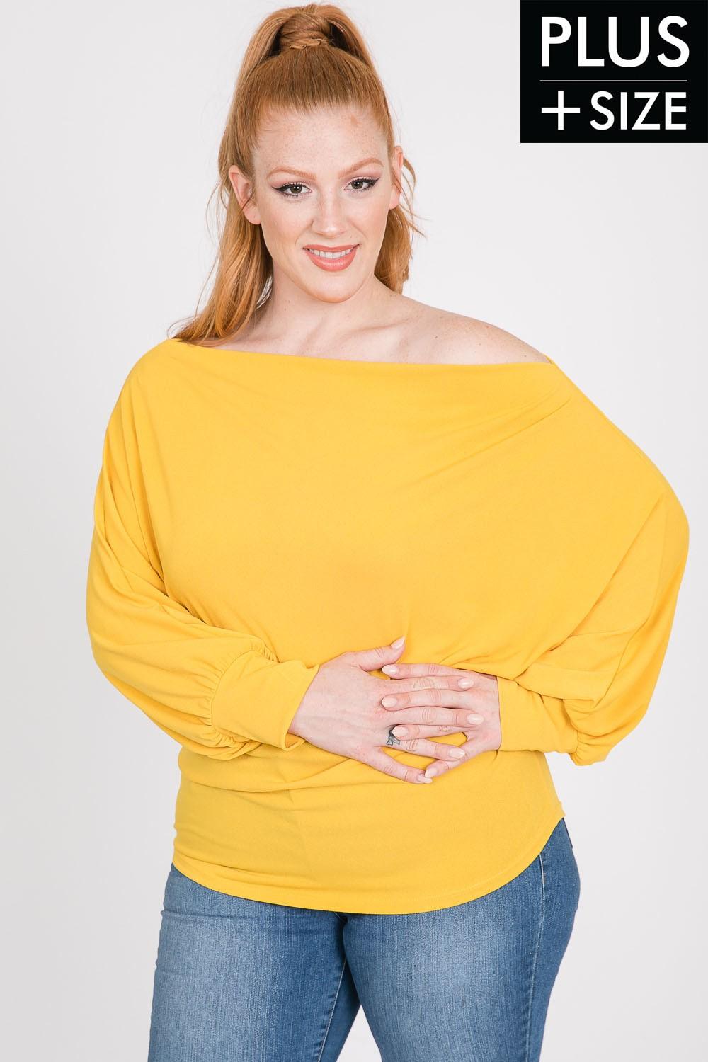 PLUS Off the shoulder top - RK Collections Boutique