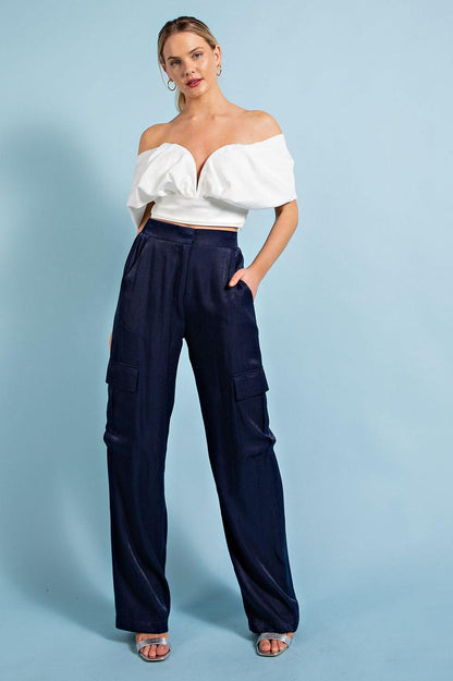 Off-The-Shoulder Crop Top - RK Collections Boutique