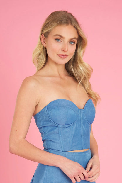 Bustier Crop Top - RK Collections Boutique