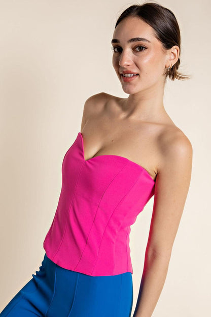 Sweetheart Neckline Bustier - RK Collections Boutique