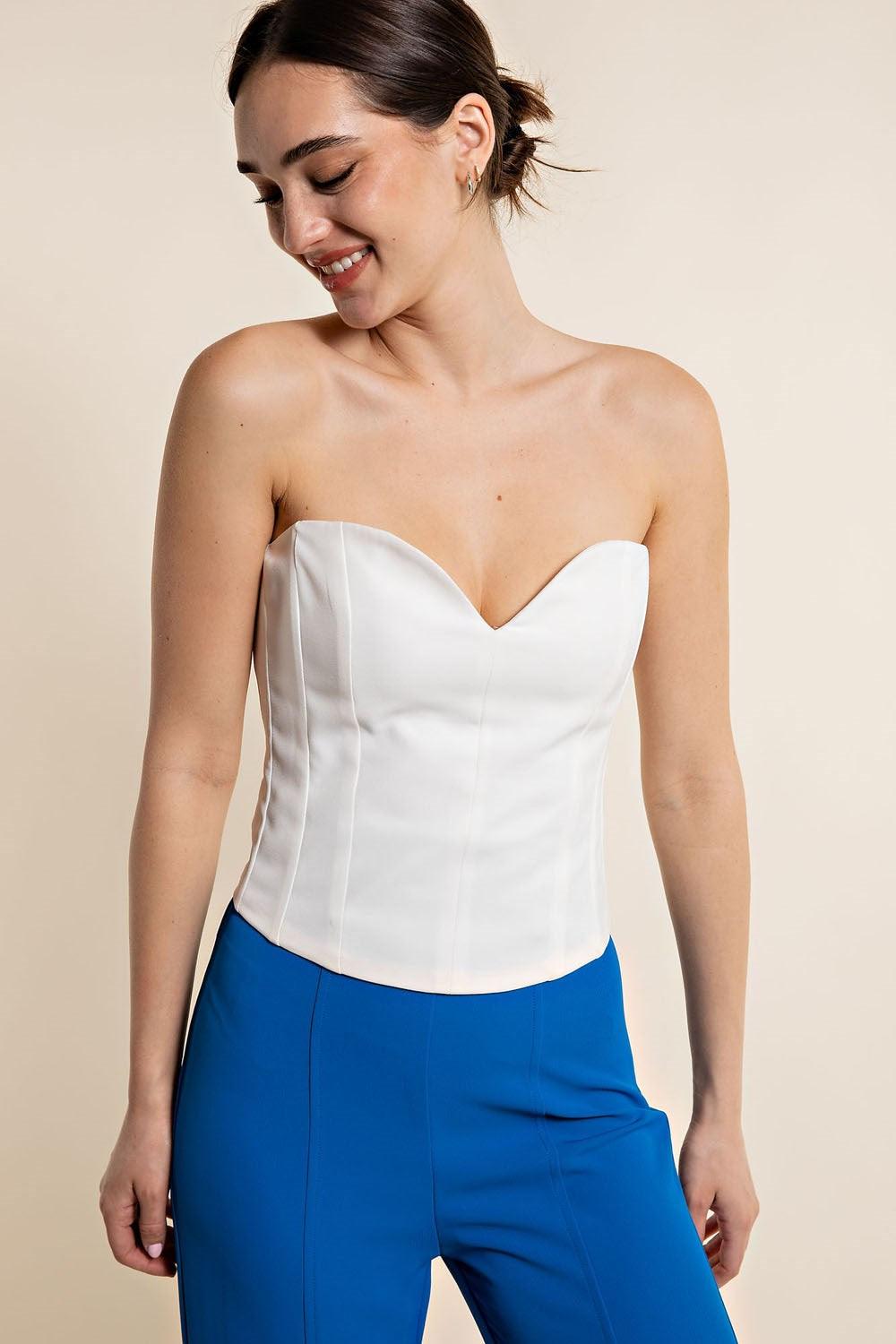 Sweetheart Neckline Bustier - RK Collections Boutique