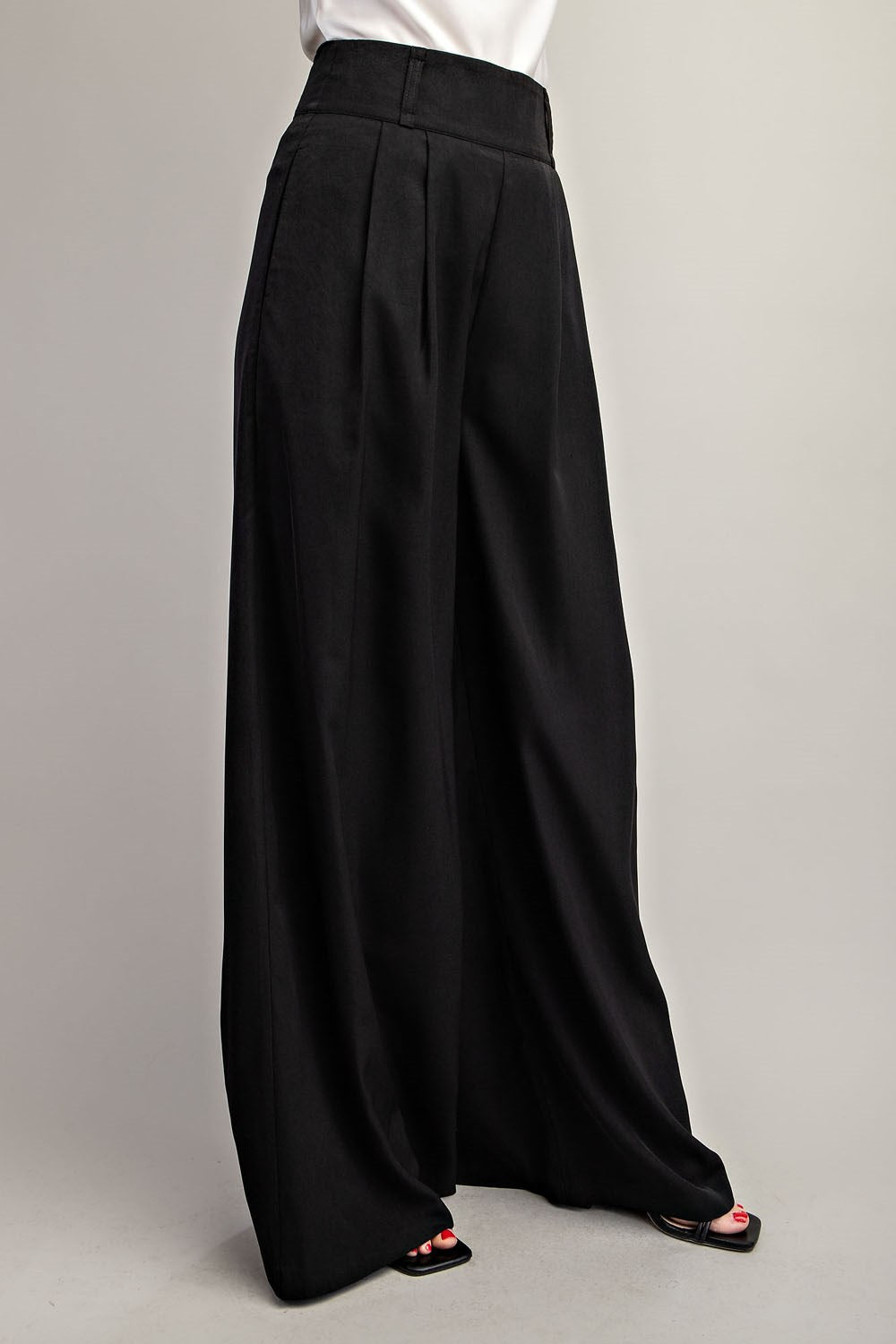 Wide Leg Trouser Pants