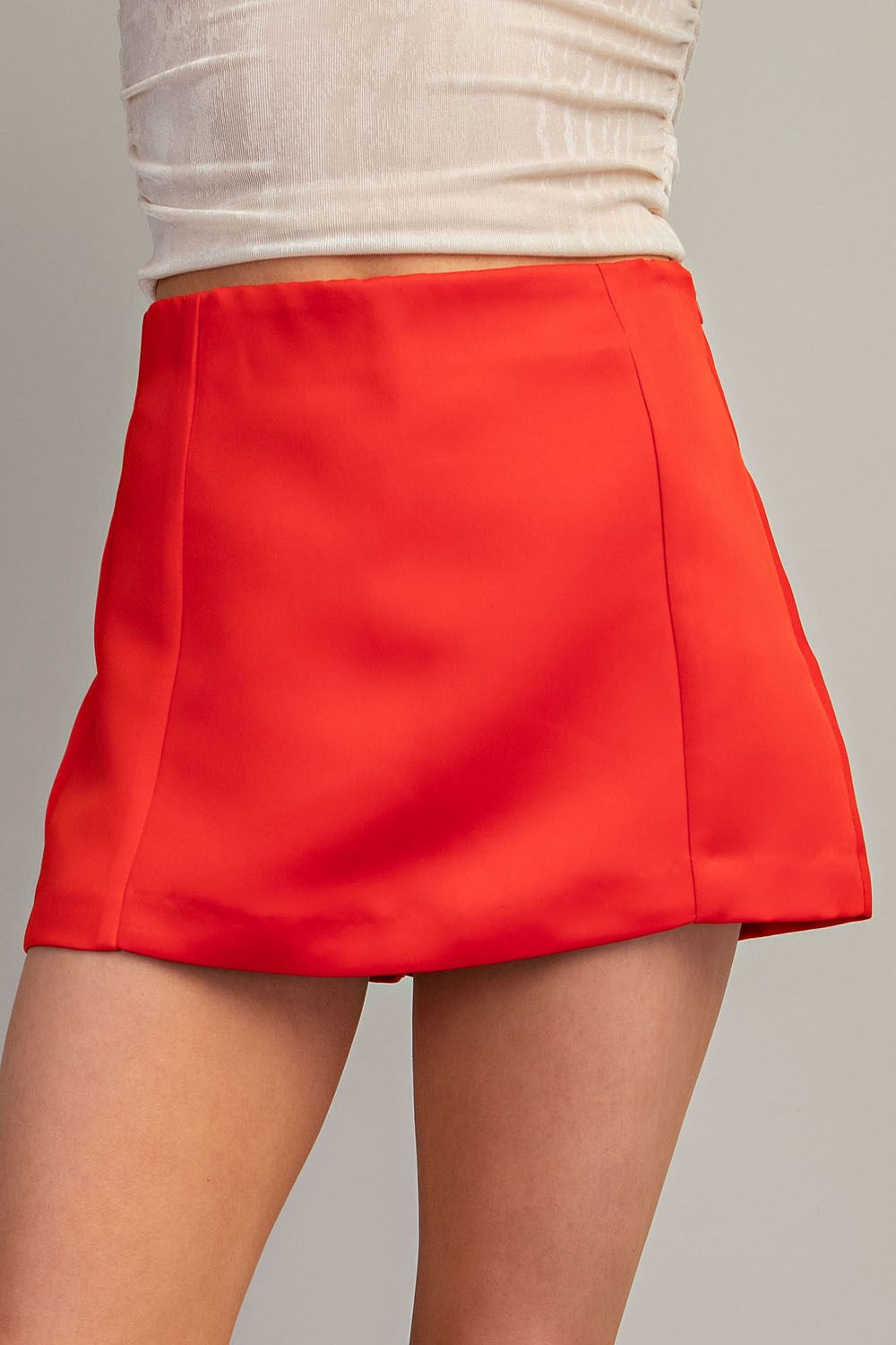 High Waist Skort