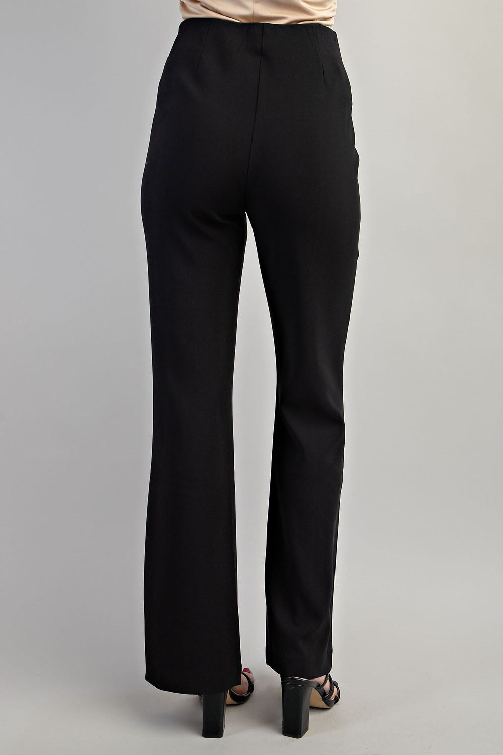 Flared High-Waisted Pants