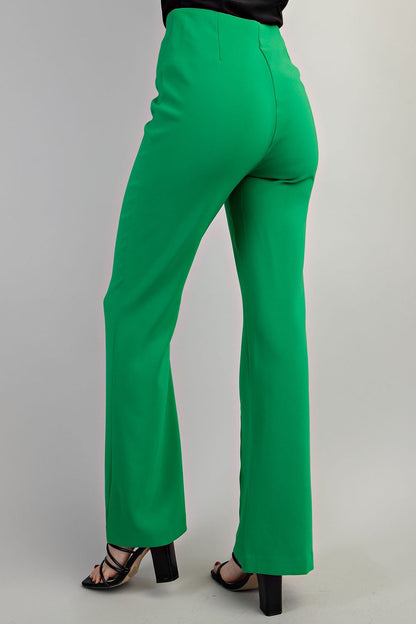 Flared High-Waisted Pants