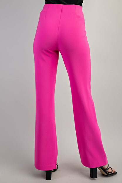 Flared High-Waisted Pants