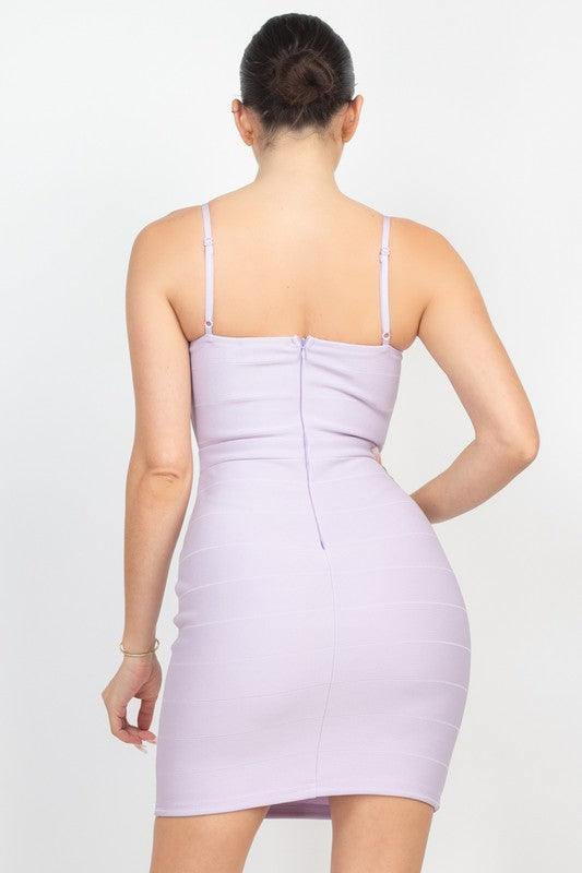 stone trim bustier zipup dress - RK Collections Boutique