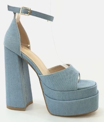 platform chunky heel shoe