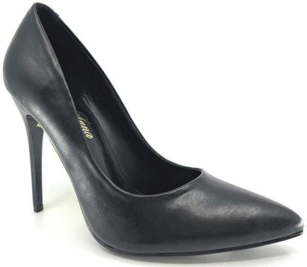 pointy toe high heel pump