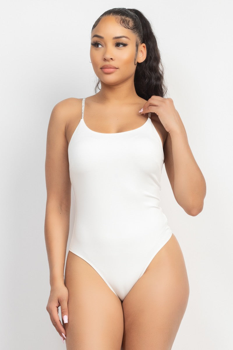 Scoop Neck Solid Bodysuit