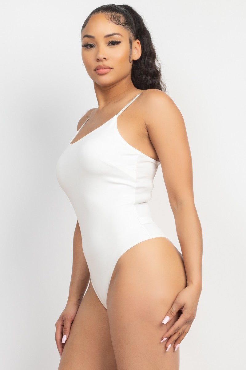 Scoop Neck Solid Bodysuit