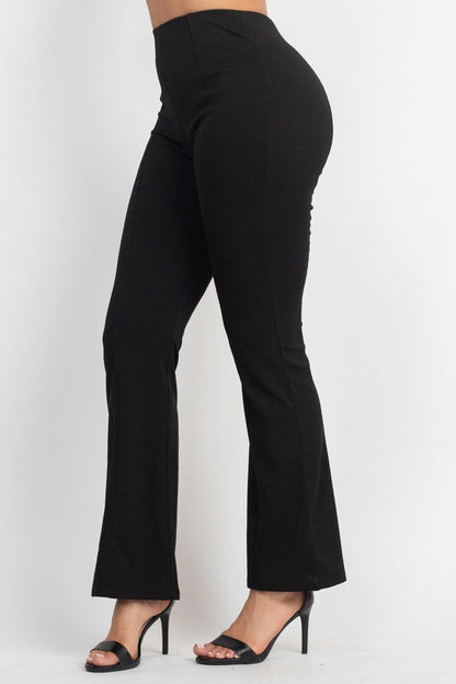 high waisted fit & flare pant - RK Collections Boutique