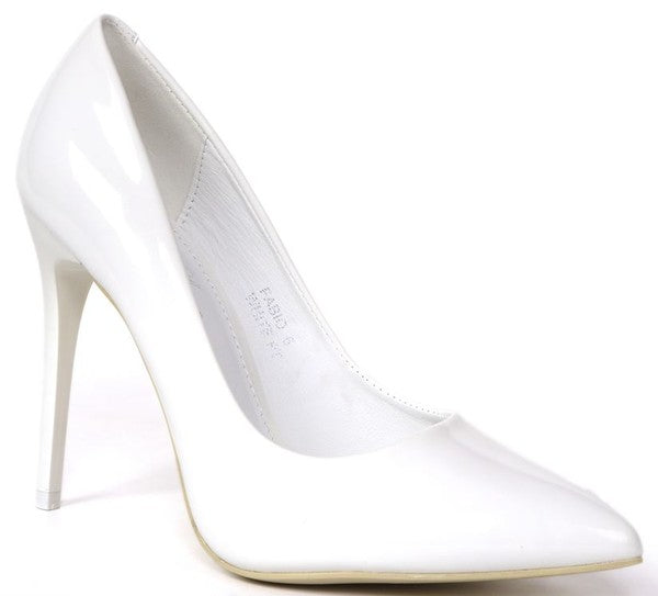 pointy toe high heel pump