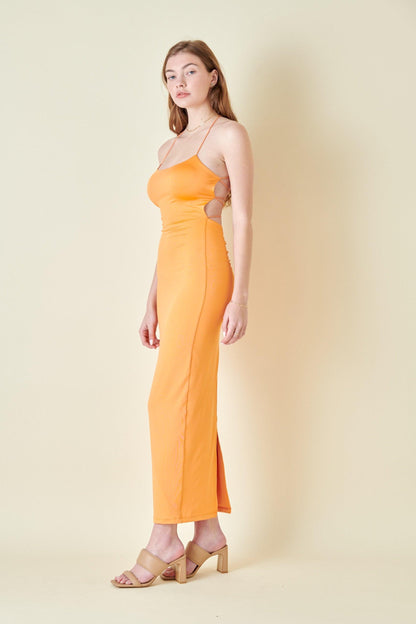 strappy back slinky maxi dress - RK Collections Boutique