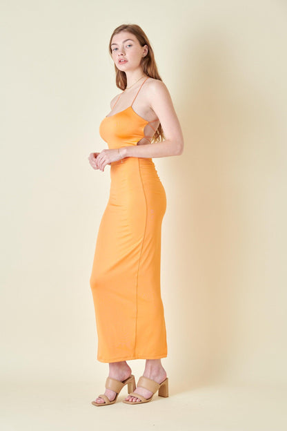 strappy back slinky maxi dress - RK Collections Boutique