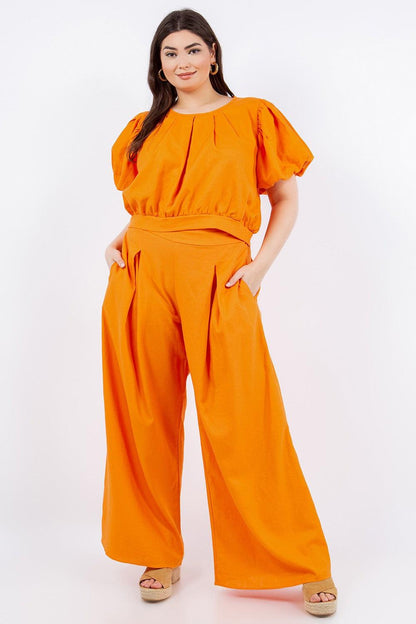 Linen Palazzo Pants - RK Collections Boutique