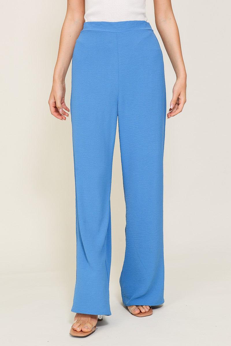 Brooklyn airflow pants with back elastic waist - RK Collections Boutique