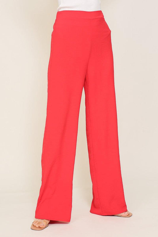 Brooklyn airflow pants with back elastic waist - RK Collections Boutique