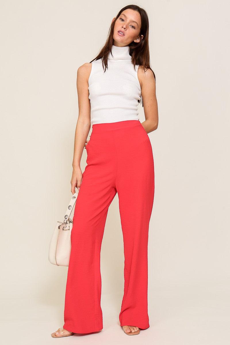 Brooklyn airflow pants with back elastic waist - RK Collections Boutique