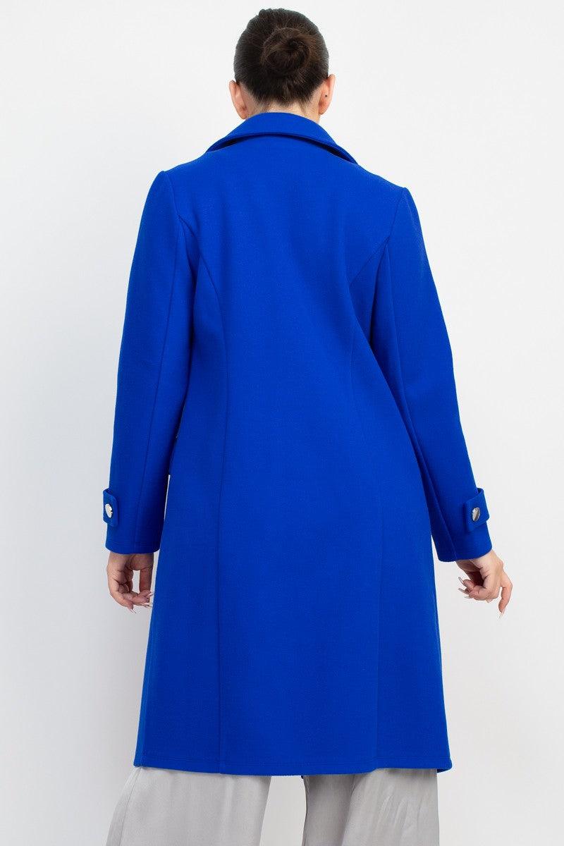 long double breasted peacoat - RK Collections Boutique