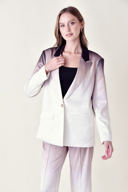 gradient ombre blazer