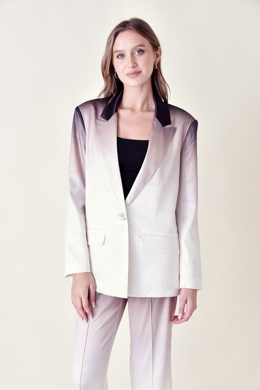 gradient ombre blazer