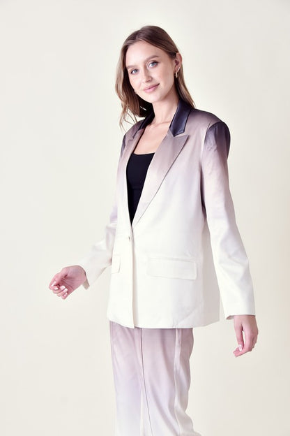 gradient ombre blazer