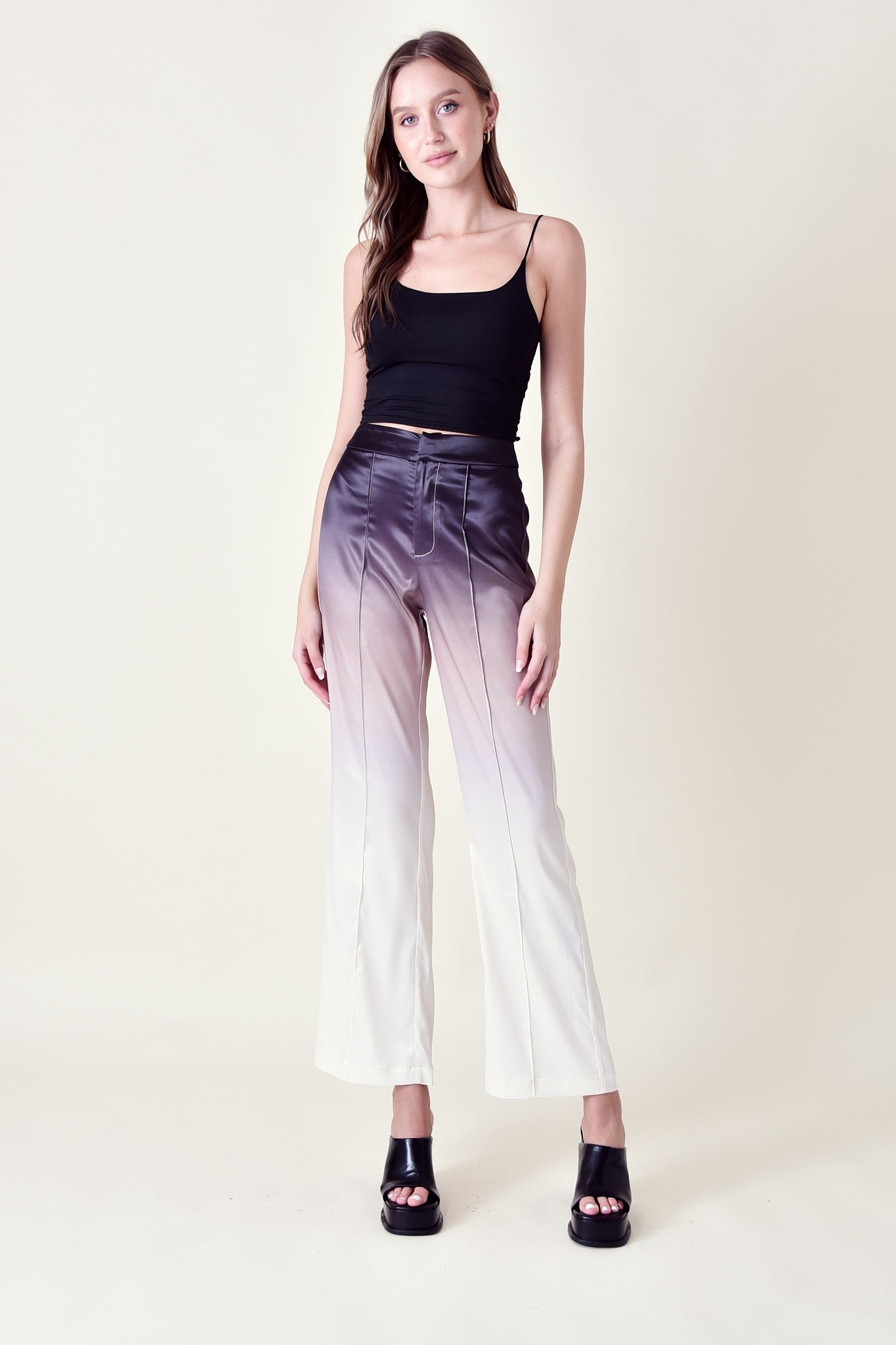 High Waist Gradient Ombre Pants