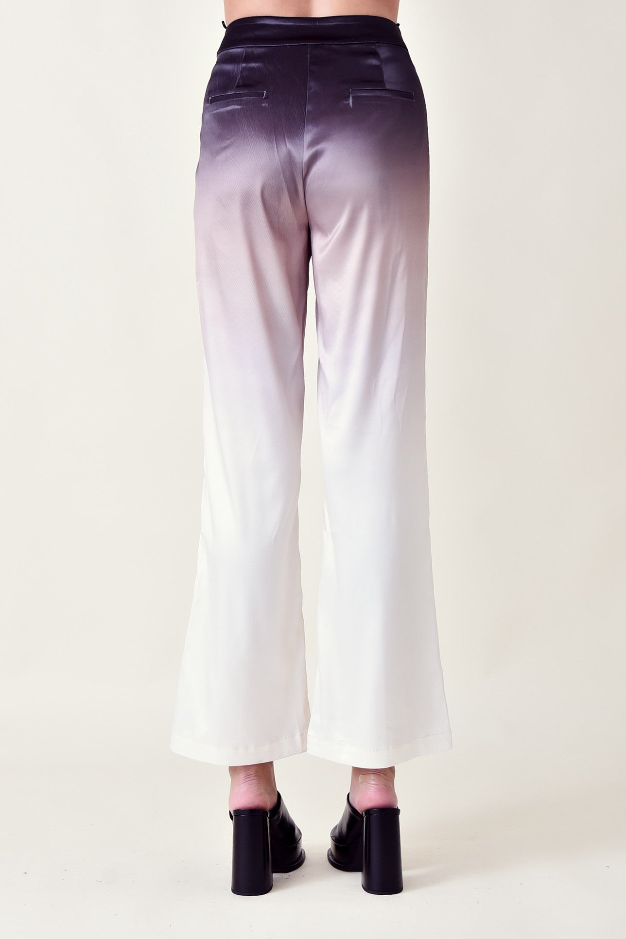 High Waist Gradient Ombre Pants