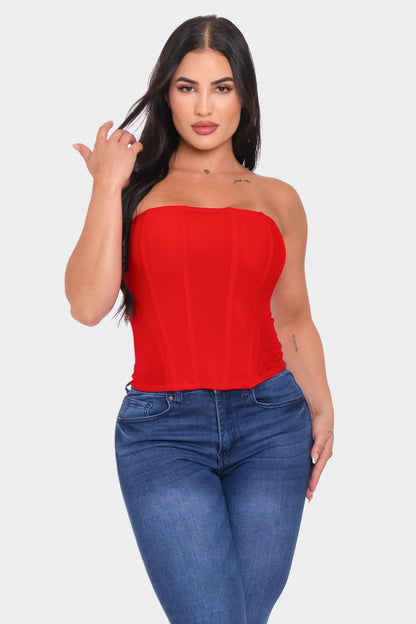 mesh corset top