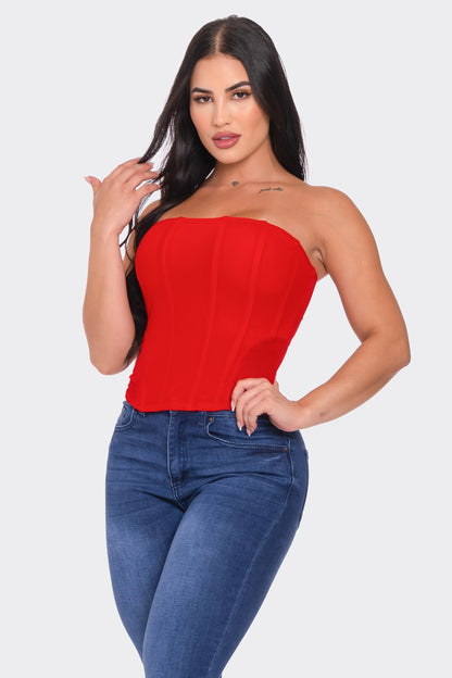 mesh corset top