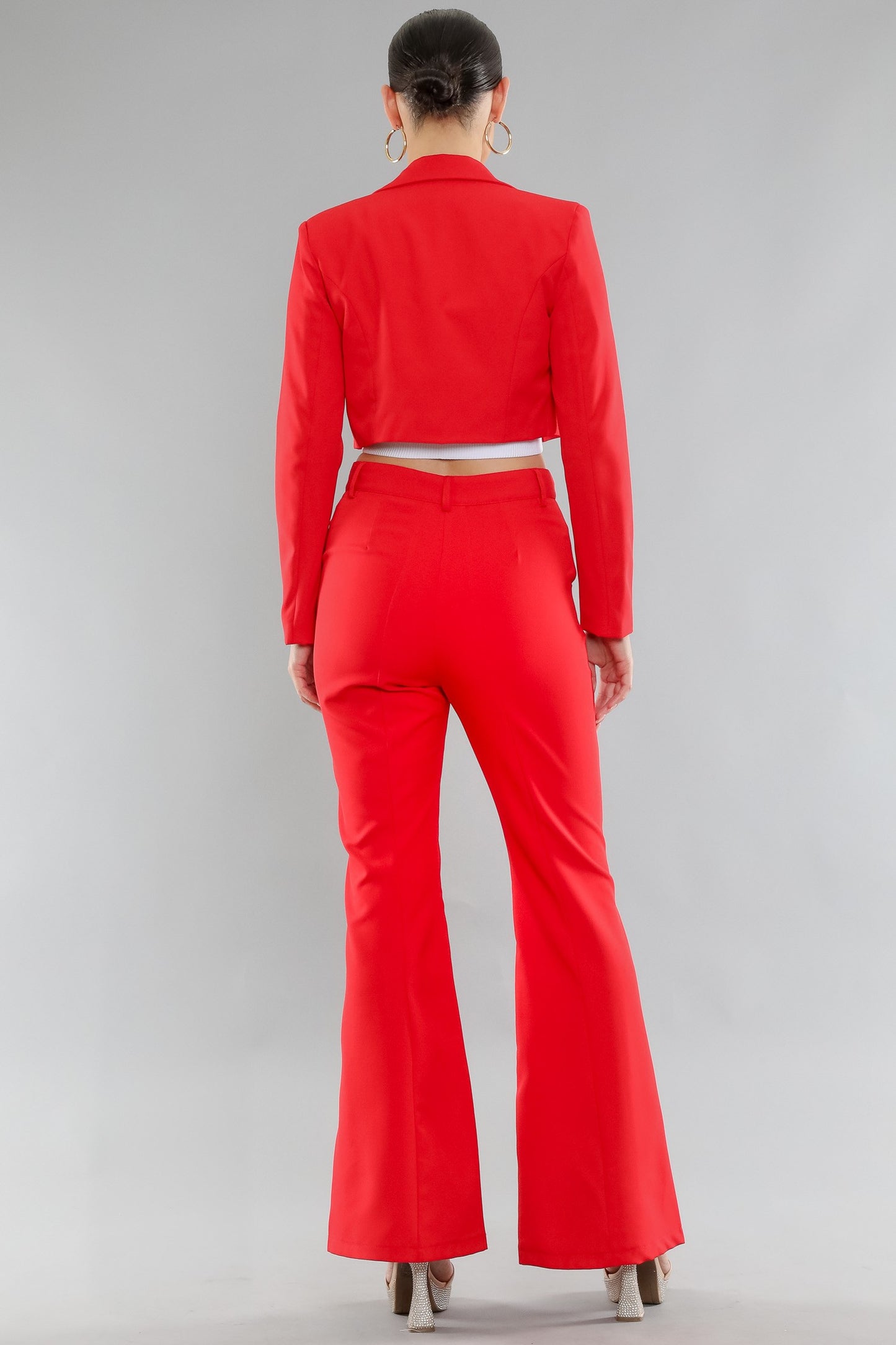 high waist flare pant