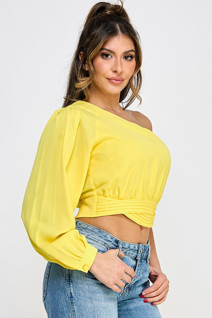 one sleeve top