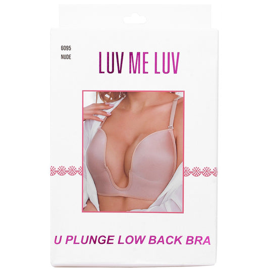 u plunge low back bra