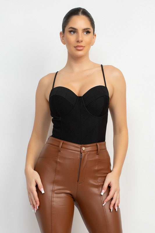 Bustier Cami Bandage Bodysuit