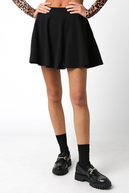 a-line mini skirt