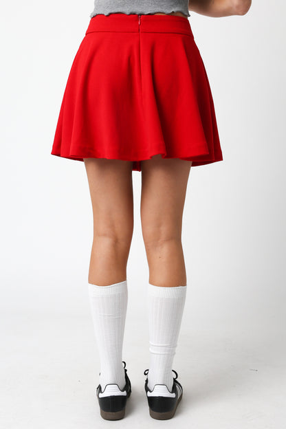 a-line mini skirt