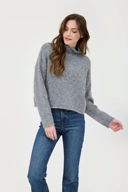 boxy turtleneck sweater