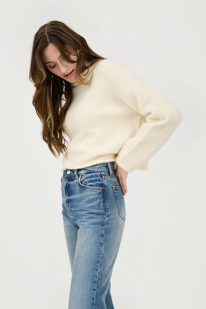 boxy turtleneck sweater