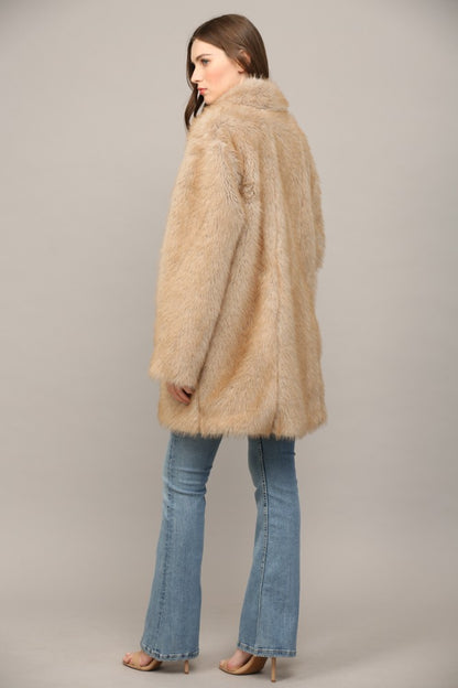 faux fur coat