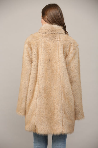 faux fur coat