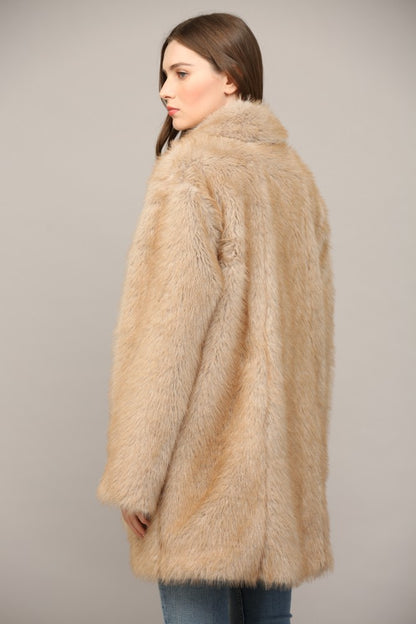 faux fur coat