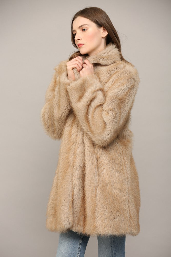 faux fur coat