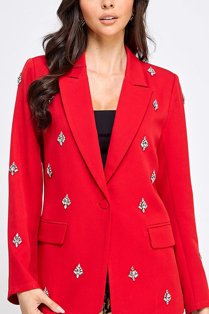 jeweled blazer