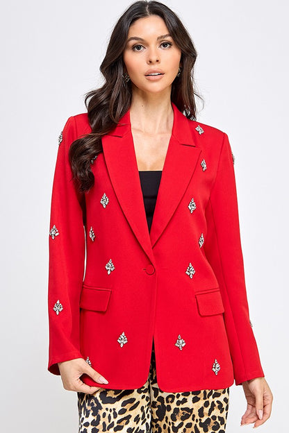 jeweled blazer