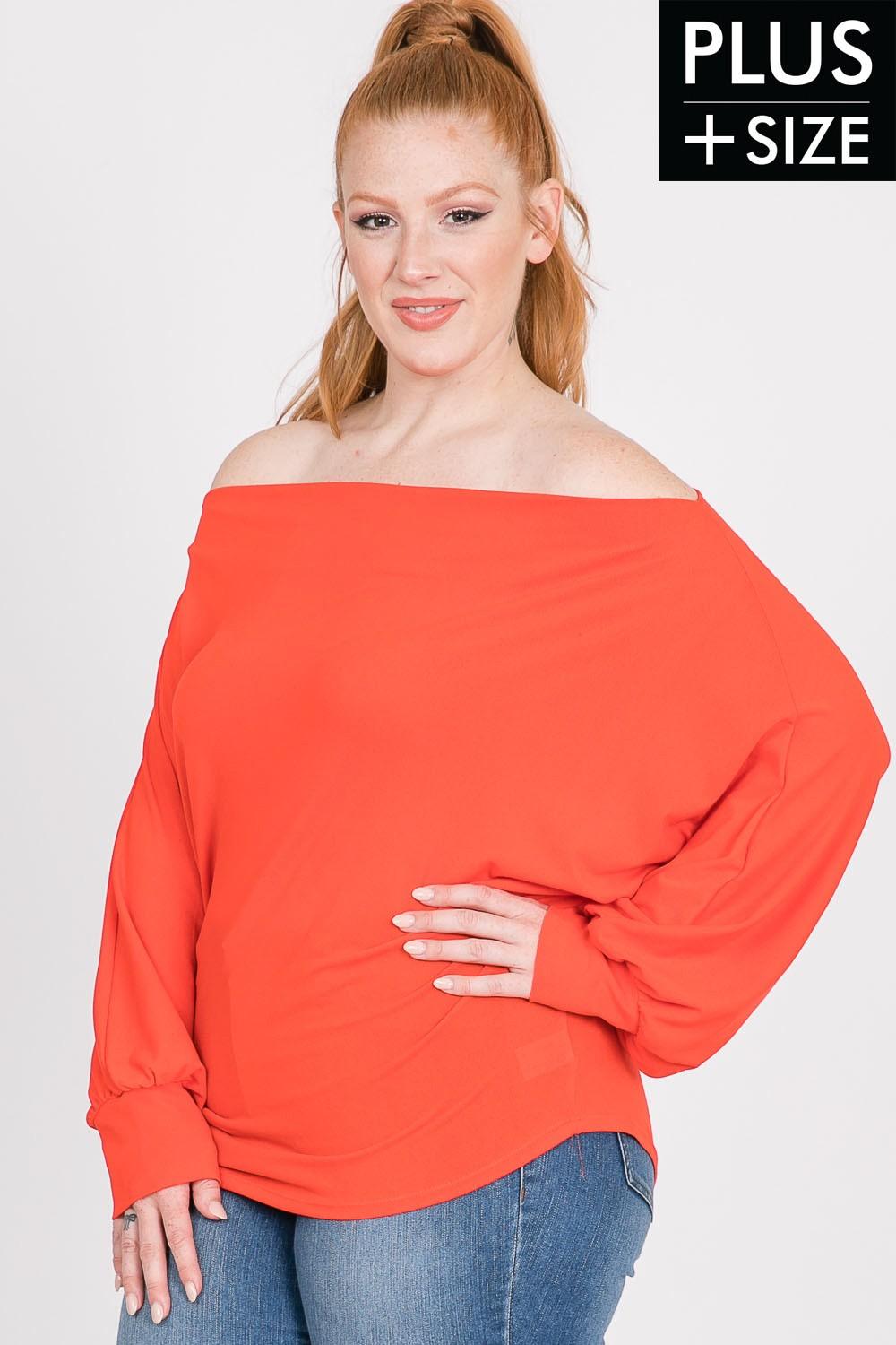 PLUS Off the shoulder top - RK Collections Boutique