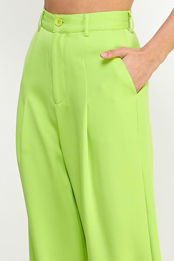 high waist wide leg pants - RK Collections Boutique