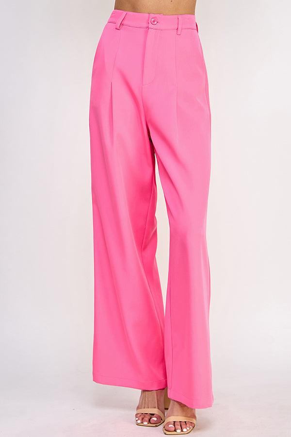 high waist wide leg pants - RK Collections Boutique