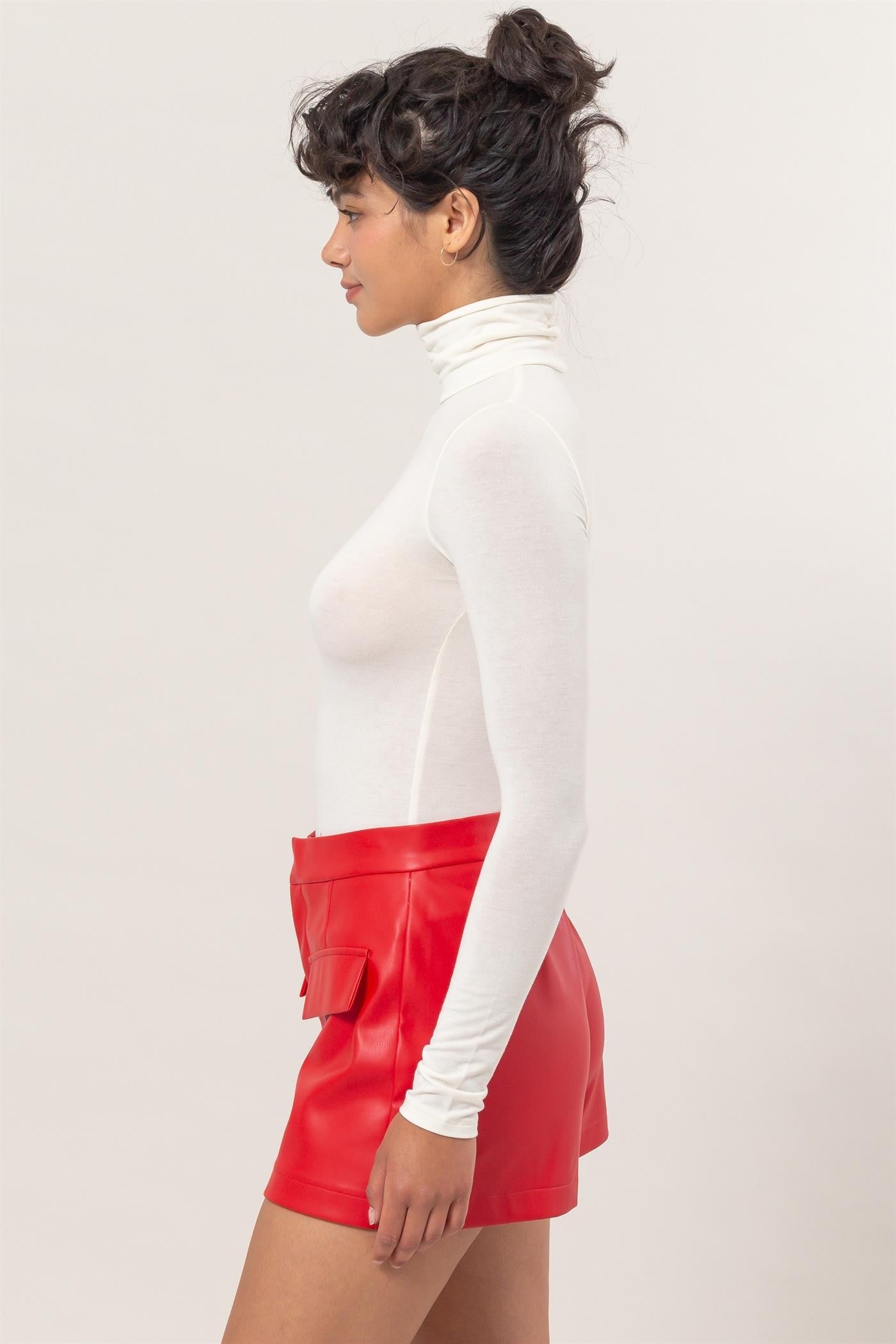 Long Sleeve Turtleneck Top