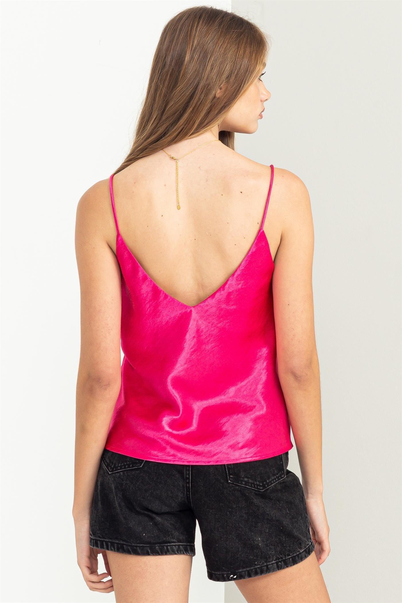 satin v neck camisole - RK Collections Boutique